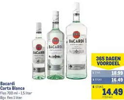Makro Bacardi Carta Blanca aanbieding