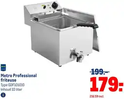 Makro Metro Professional friteuse aanbieding