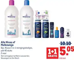 Makro Alle Nivea of Melkmeisje aanbieding