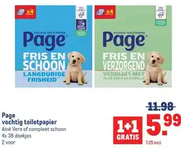 Makro Pagevochtig toiletpapier aanbieding