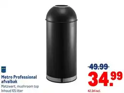 Makro Metro Professional afvalbak aanbieding