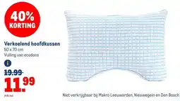 Makro Verkoelend hoofdkussen aanbieding