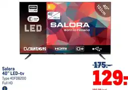 Makro Salora 40 LED-tv aanbieding