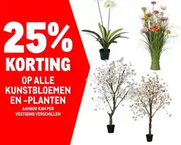 Makro OP ALLE KUNSTBLOEMEN EN-PLANTEN aanbieding