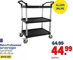Makro Metro Professional serveerwagen aanbieding