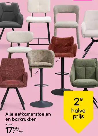 Alle eetkamerstoelen en barkrukken
