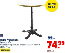 Makro Metro Professional terrastafel aanbieding