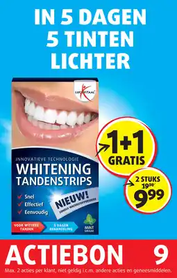 Lucovitaal WHITENING TANDENSTRIPS aanbieding