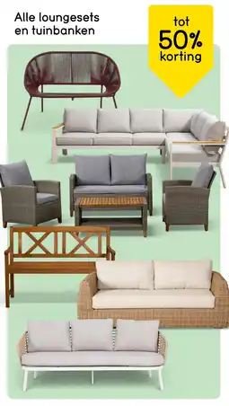 Leen Bakker Alle loungesets en tuinbanken aanbieding