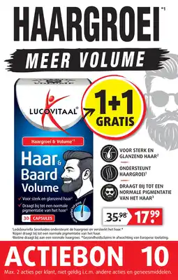 Lucovitaal Haar & Baard Volume aanbieding
