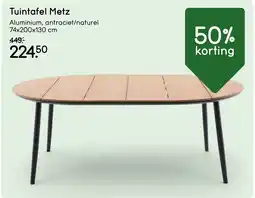 Leen Bakker Tuintafel Metz aanbieding