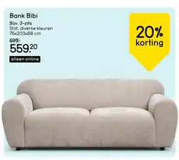 Leen Bakker Bekijk Bank Bibi aanbieding