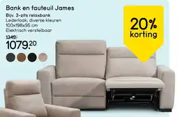 Leen Bakker Bank 3-zits relaxbank aanbieding