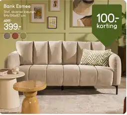 Leen Bakker Bank Esmee aanbieding