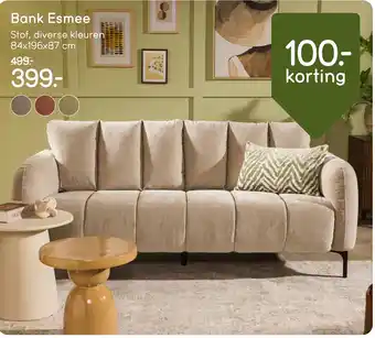 Leen Bakker Bank Esmee aanbieding