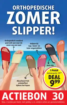 Lucovitaal ORTHOPEDISCHE ZOMER SLIPPER! aanbieding