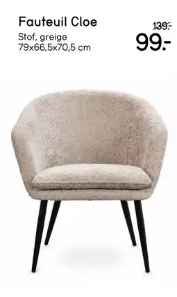 Leen Bakker Bekijk Fauteuil Cloe aanbieding