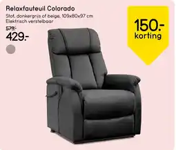 Leen Bakker Relaxfauteuil Colorado aanbieding