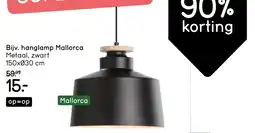 Leen Bakker Hanglamp Mallorca aanbieding
