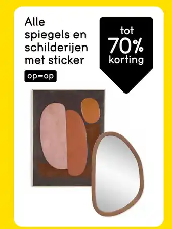 Bekijk alle spiegels en schilderijen met sticker