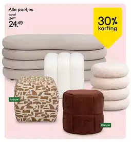 Leen Bakker Bekijk Alle poefjes aanbieding