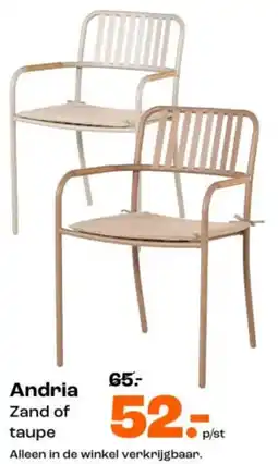 Kwantum Tuinstoelen Andria aanbieding