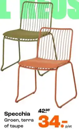 Kwantum Tuinstoelen Specchia aanbieding