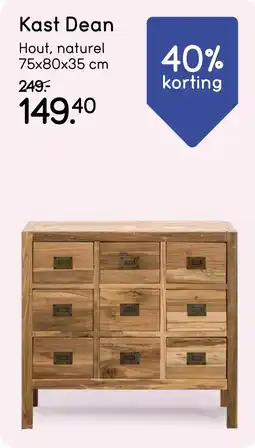 Leen Bakker Kast Dean aanbieding