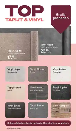 Leen Bakker Bekijk Top tapijt & vinyl aanbieding