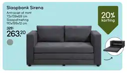 Leen Bakker Bekijk Slaapbank Sirena aanbieding