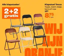 Kwantum Klapstoel Tesca aanbieding