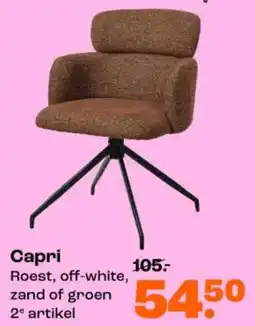Kwantum Eetkamerstoelen Capri aanbieding