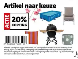 Intratuin Artikel naar keuze aanbieding