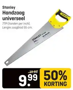 Hubo Stanley Handzaag universeel aanbieding