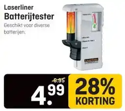 Hubo Laserliner Batterijtester aanbieding