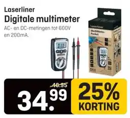 Hubo Laserliner Digitale multimeter aanbieding