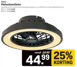 Hubo Calex Plafondventilator aanbieding