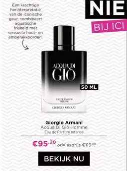 ICI Paris XL Giorgio Armani aanbieding