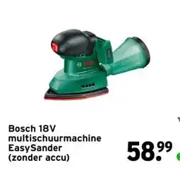 GAMMA Bosch 18V multischuurmachine EasySander (zonder accu) aanbieding