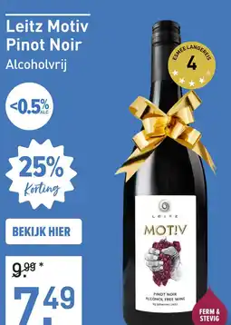 Gall & Gall Leitz Motiv Pinot Noir 75CL aanbieding