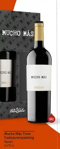 Gall & Gall Mucho Más Tinto Cadeauverpakking 2X75CL aanbieding