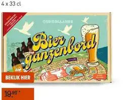 Gall & Gall Bier Ganzenbord 4X33CL aanbieding