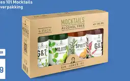 Gall & Gall Sir James 101 Mocktails Cadeauverpakking 100CL aanbieding