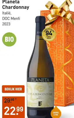 Gall & Gall Planeta Chardonnay 75CL aanbieding