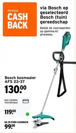 GAMMA Bosch bosmaaier aanbieding