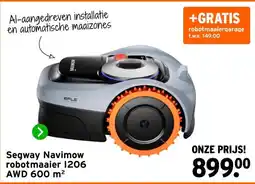 GAMMA Segway Navimow robotmaaier 1206 AWD 600 m² aanbieding