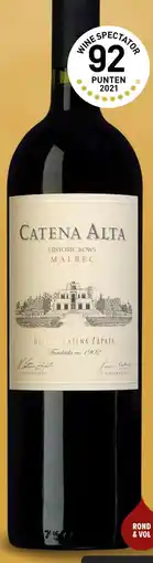 Gall & Gall Catena Alta Malbec 75CL aanbieding