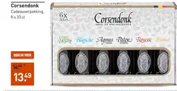Gall & Gall Corsendonk Cadeaupakket 6X33CL aanbieding