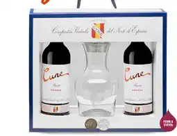 Gall & Gall Cune Crianza met Decanter Cadeaupakket 150CL aanbieding
