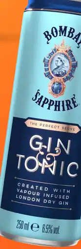 Gall & Gall Bombay Sapphire & Tonic 25CL aanbieding